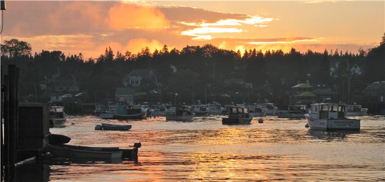 Bass Harbor Panorama