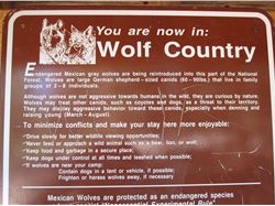 Wolf sign