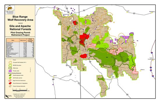 Grazing Permit Retirement Map