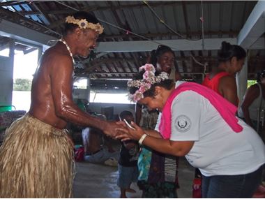 Community celebration on Pohnpei, Federated States of Micronesia