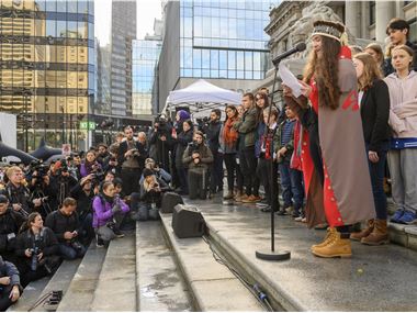 La Rose v. Canada Plaintiffs at Case Filing Press Conference