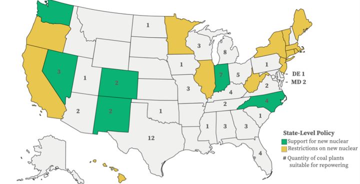 Coal Plant Sites Suitable for Repowering by an SMR