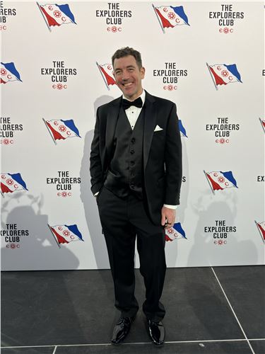 Brett, Explorers Club award