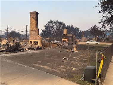 Altadena home remains, January 8, 2025